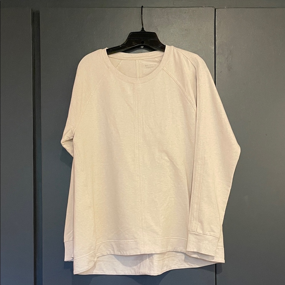 Athleta Beige Long Sleeve Top